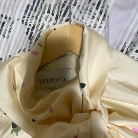 Floral Silk Dress with Scarf - Picture 5 of 5